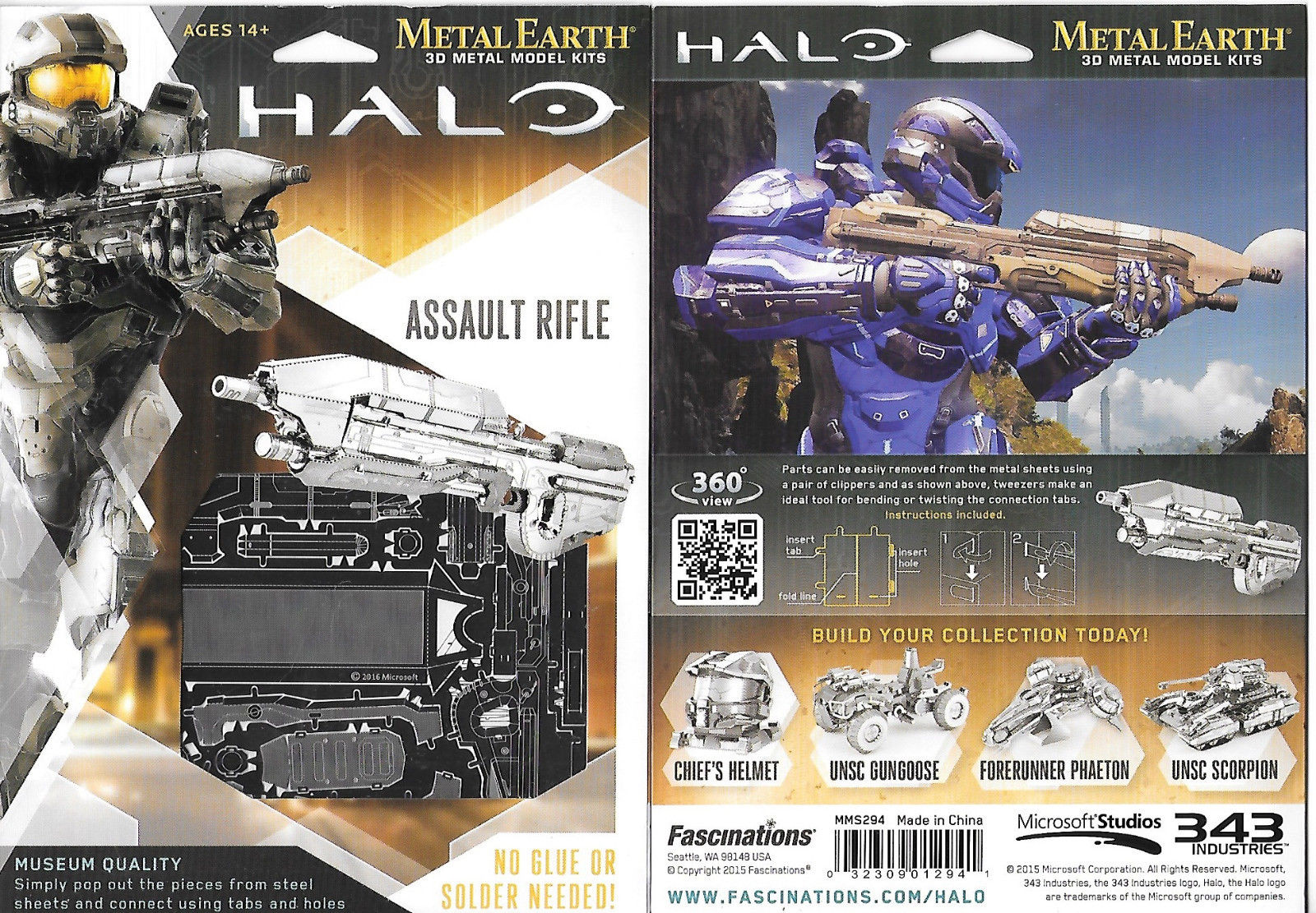 Metal Earth Halo Assault Rifle – JAYZ International