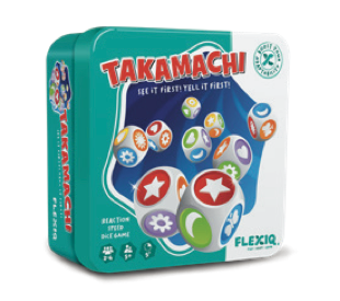 FLEXIQ Takamachi – Gioco Da Tavolo Di Velocità E Percezione – 2-4 Giocatori, 5+ Anni – Partite Da 5 Minuti